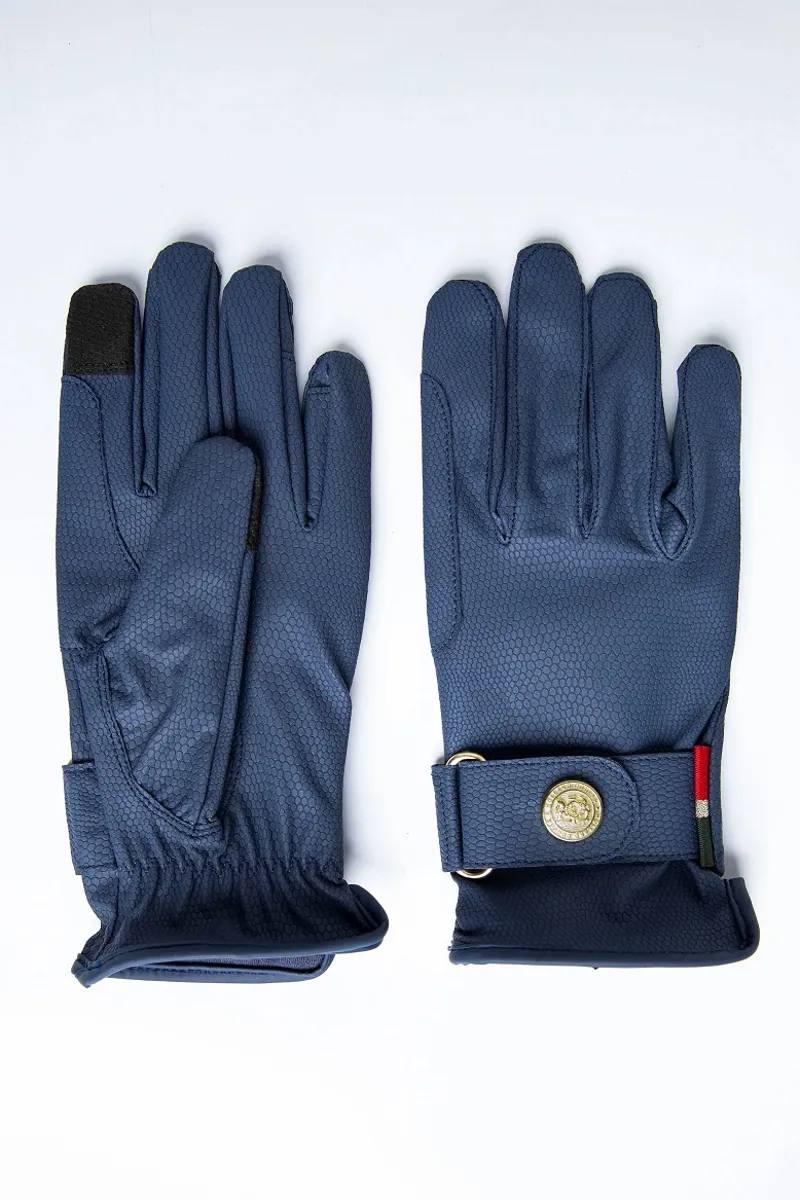 Holland Cooper Riding Gloves Ladies in Navy-1
